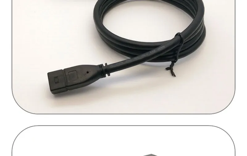 Customized Golden Mini Displayport female to HDMI male adapter cable in black - ANKUX Tech Co., Ltd