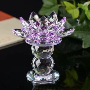 k9 elegant home decorative gifts flower candle holder crystal