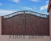 Spanish outdoor wrought iron big main garden privacy gate