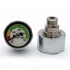 Diving manometer bourdon tube type mini air pressure gauge 350bar or 5000psi