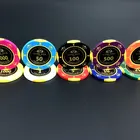 Poker Chips The Latest Version 14g Casino Professional Clay Customized Poker Chips