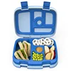 Bent go Kids Children Lunch Box - Bento-Styled Lunch Solution Offers Durable, Leak-Proof, On-the-Go Meal and Snack Packing