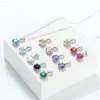 SSDN118 2019 Fashion Sterling Silver Necklace Cubic Zirconia Necklace Jewelry Female Pendant Necklace