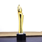 Uniquely designed high quality metal flame folk craft trophy