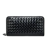 3148 Imported TOP Grain Cow Leather RFID Blocking Hand Weave Women Wallet/lady purse