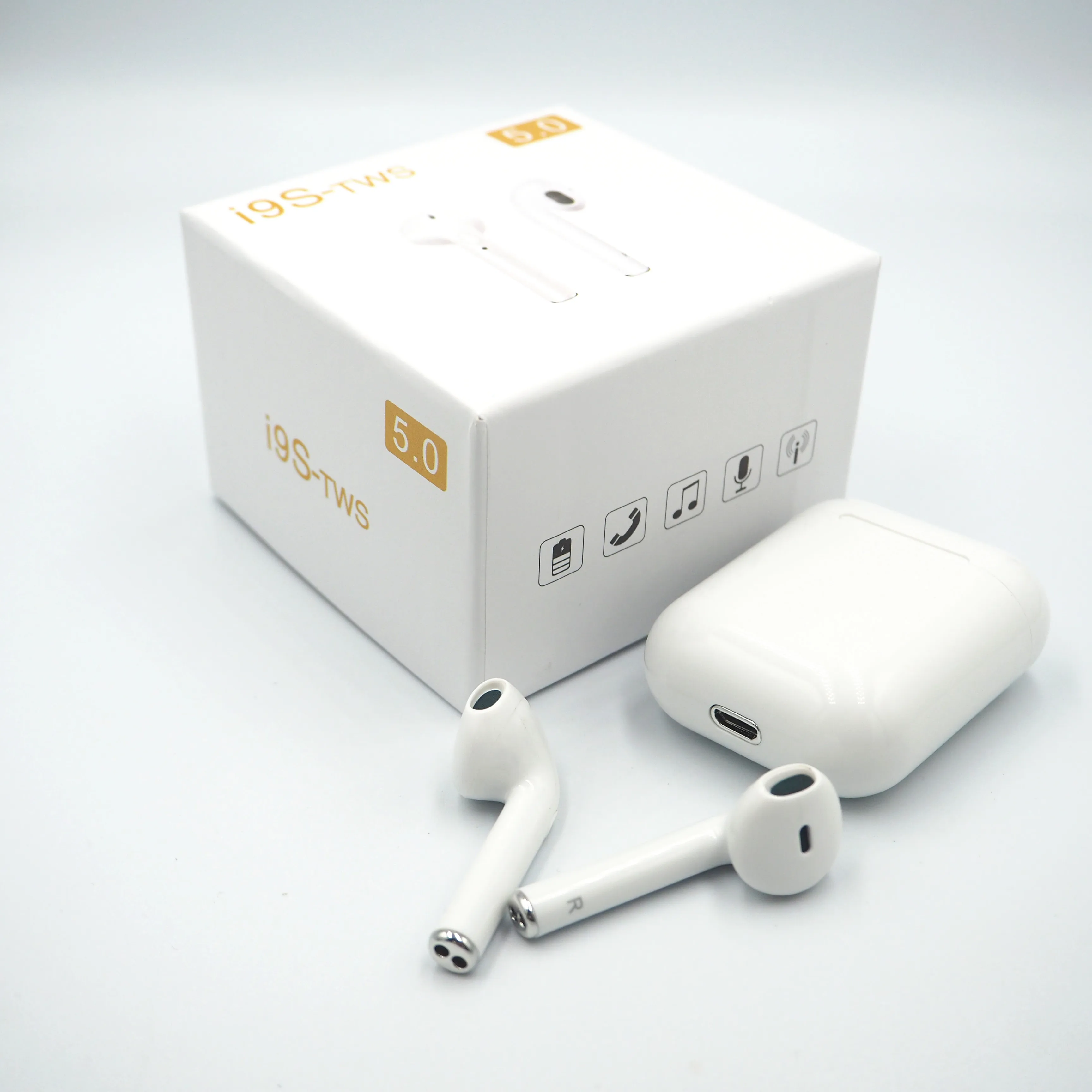 Hifi earphone Headset Waterproof Music Sport Stereo Earbuds auricular i9s earbuds 5.0 tws, White
Hifi earphone Headset Waterproof Music Sport Stereo Earbuds auricular i9s earbuds 5.0 tws, White