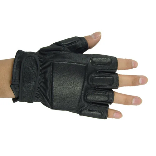 LOVESLF fashion Gloves high quality half finger leather gloves 2015