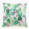 High quality linen digital floral print cushion cover for home sofa car