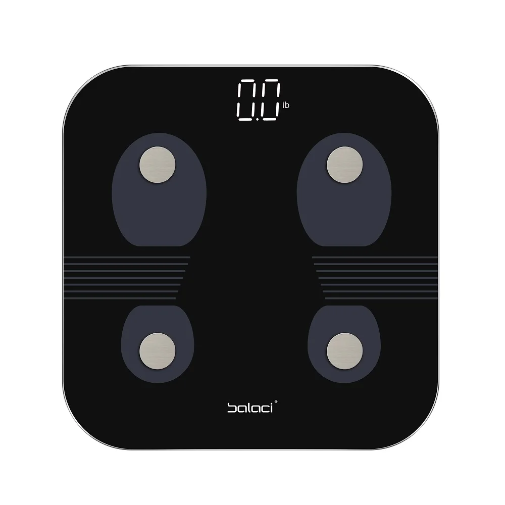 Household Multifunction Rectangle Scale Electronic Blue Tooth Smart Body Fat Scale, Black,white
Household Multifunction Rectangle Scale Electronic Blue Tooth Smart Body Fat Scale, Black,white