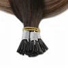 Keratin human hair remy ombre natural i tip hair extensions