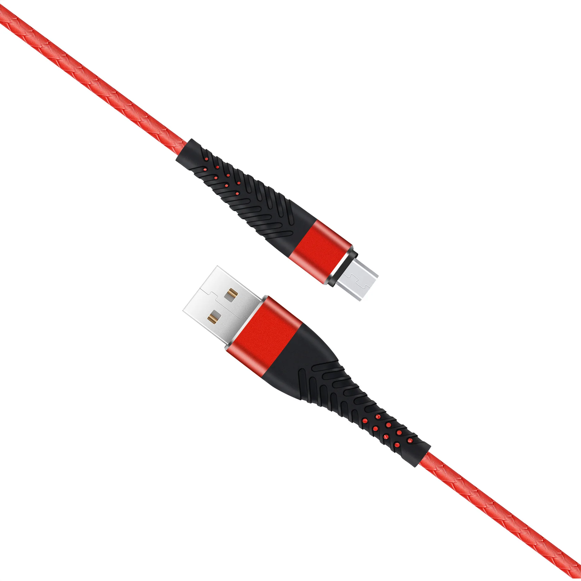

Top seller nylon braided 2.4A USB type c fast Charger data cable