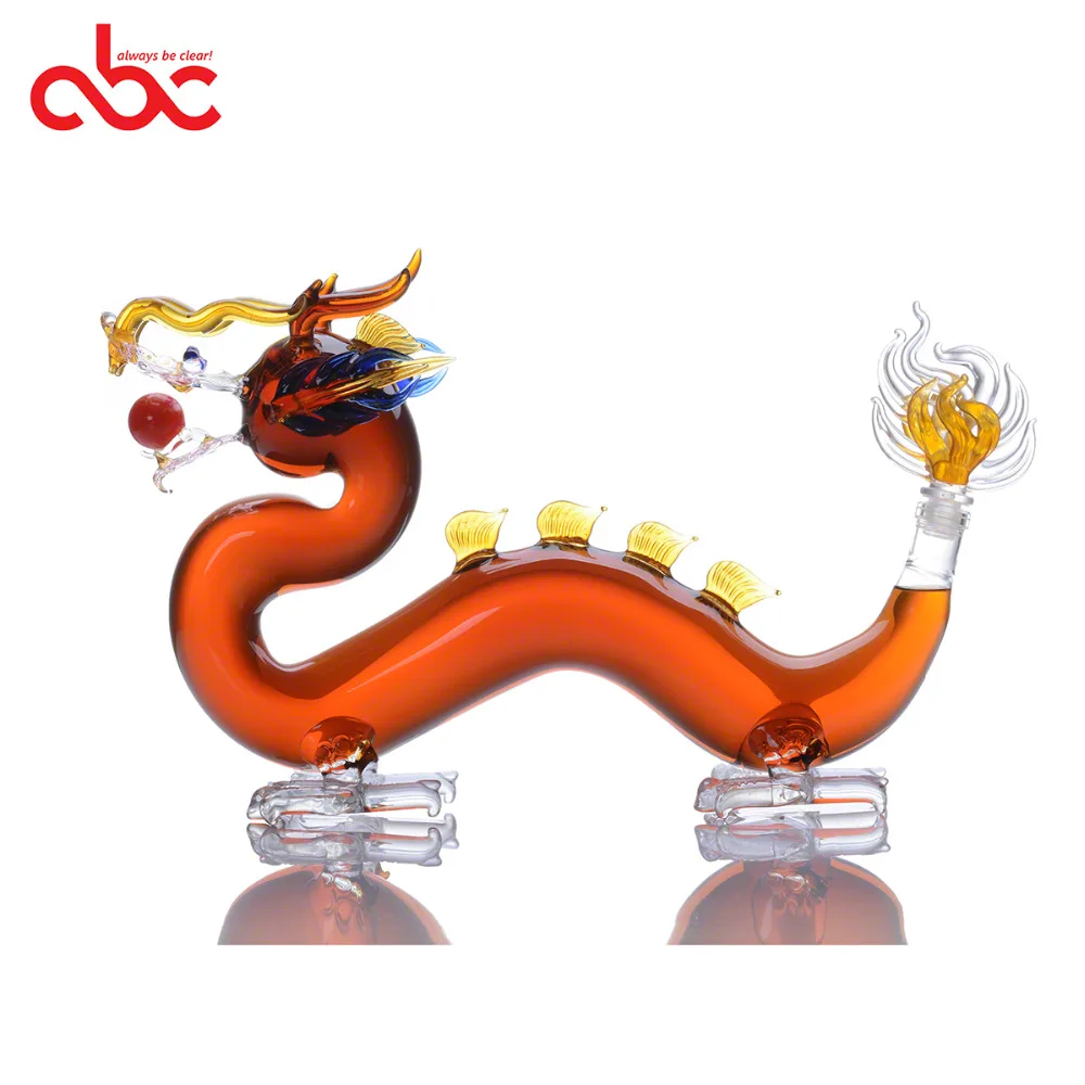 500ml 1000ml 1500ml 2500ml Handblown Borosilicate Dragon Shaped Clear Glass Decanter Dragon Animal Shaped Glass Wine Bottle, Transparent and solid color
500ml 1000ml 1500ml 2500ml Handblown Borosilicate Dragon Shaped Clear Glass Decanter Dragon Animal Shaped Glass Wine Bottle, Transparent and solid color