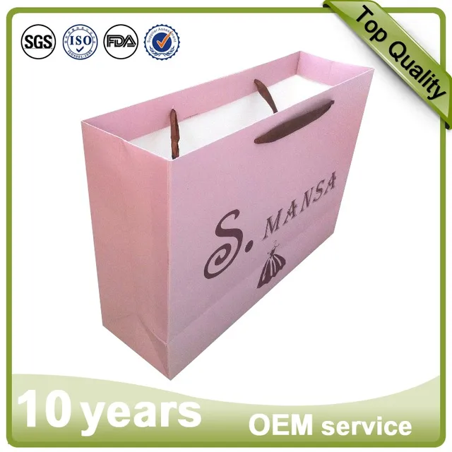 quality recycled fancy gift decorative door wedding paper bag