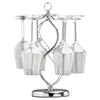Wholesale European creative red wine glass rack Hanging Stainless Iron wine glass holder Simple household wine glass holder