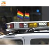 Hot Selling LGBT Small Car Engine Hood flag with Customized polyester printing double sided