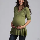 Wholesale Clothes Turkey Pregnant Women T Shirts Maternity Wear Tunic