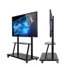 YCHD 55 Inch 4K Touch All In One TV PC Computer wall mount touch screen with adjustable lift