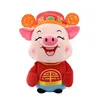 2019 custom gift chinese new year mascot red rich pig plush toy
