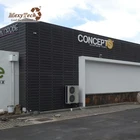 High quality and aesthetic decorative plastic wood composite wall paneling
