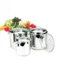 LFBG certificated Eco-friendly 8 pcs cooking pot set soup pot stainless steel