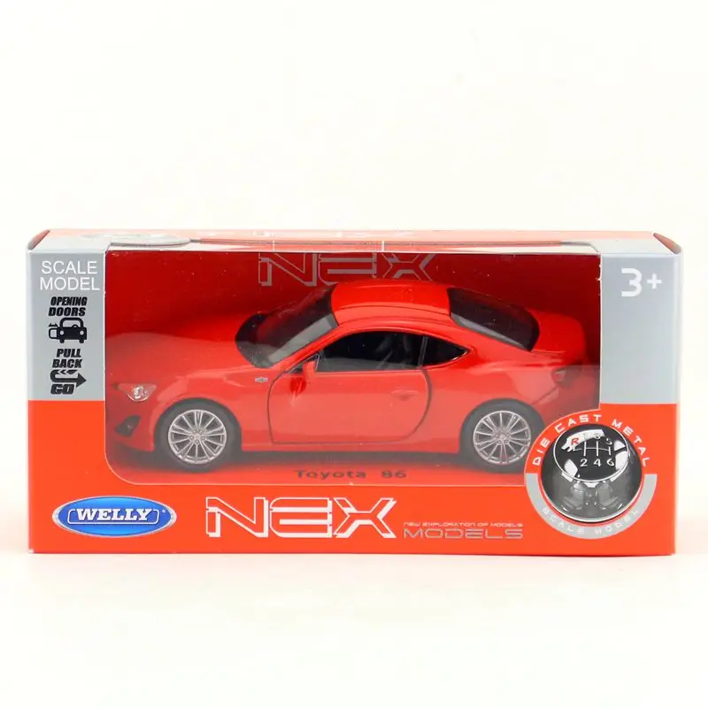 Details about  / WELLY TOYOTA 86 BLACK 1:34 DIE CAST METAL MODEL NEW IN BOX