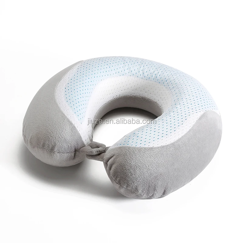 Birth Eye Cloth And Short Plush Cool Gel Travel Pillow Memory Foam