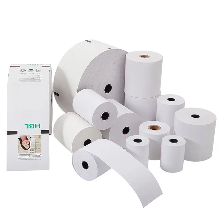 hot sale paper 3 1/8 office paper ATM thermal paper roll for cash register machines for POS /ATM / credit card receipt