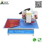 Amydor AMD8025 digital flatbed printer hot aluminum foil stamping machine for gold printing on paper and leather