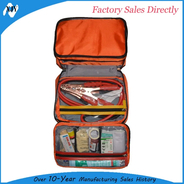 car emergency kit, auto safety kit, first aid kit