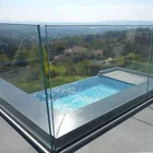Clear Flat Laminated Tempered Glass Fence Panels