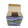 Wholesale Custom Color Printed Embossed Paper Packaging Box Locked Bottom Software