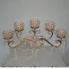 Tall candelabra with flower bowl,crystal candelabra centerpiece ,wedding stage decoration