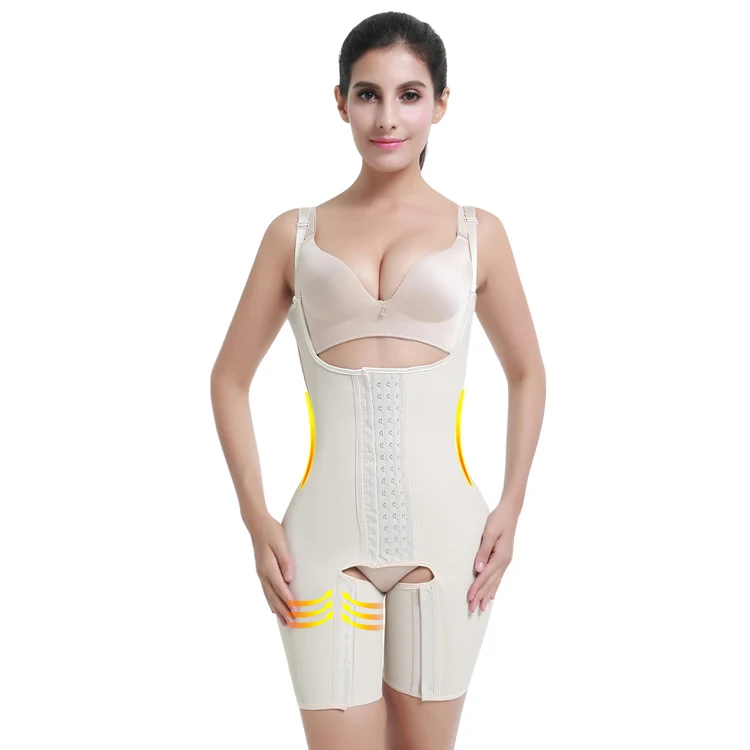 2019 Plus Size High Compression Sensation 4 Hooks Latex Body Shaper Bodysuit, White
2019 Plus Size High Compression Sensation 4 Hooks Latex Body Shaper Bodysuit, White