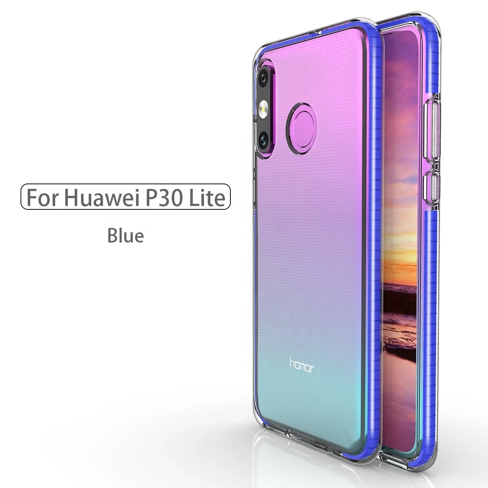 Transparent shockproof mobile phone accessories double color phone case for huawei p30 lite phone cover
Transparent shockproof mobile phone accessories double color phone case for huawei p30 lite phone cover