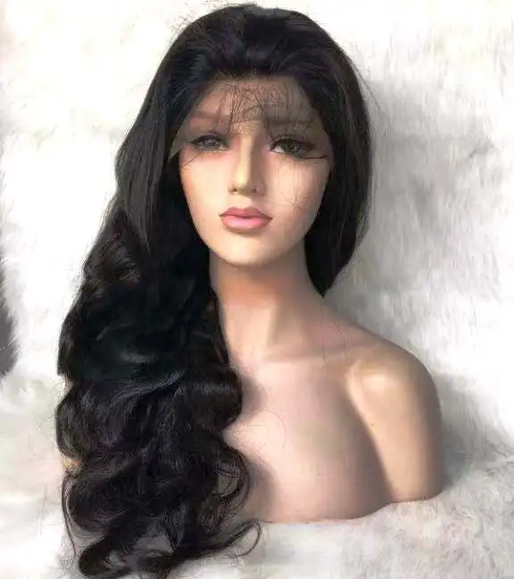 Lace Front Wig Brazilian Human Hair Natural Hair Body Wave Hand tied 13X4 Swiss Lace Lace Front Wig Natural Color
Lace Front Wig Brazilian Human Hair Natural Hair Body Wave Hand tied 13X4 Swiss Lace Lace Front Wig Natural Color