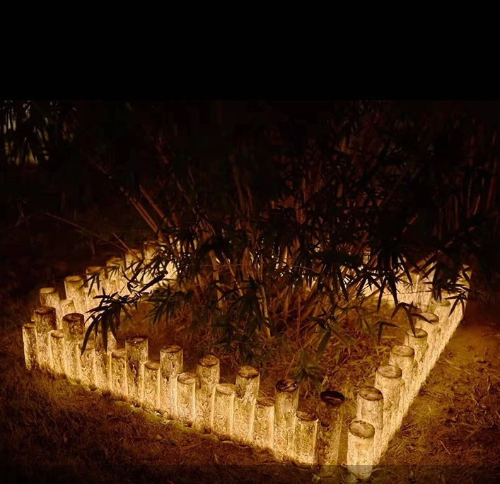 Eco-friendly Stump-shaped outdoor light garden light