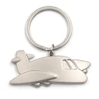 Promotional Gifts Zinc Alloy Die Casting 3D Plane Metal Custom Keychain
