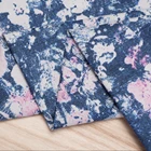 Custom digital printed 100 polyester suede fabric making suede flower