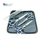 Customized logo stainless steel pet grooming scissors set