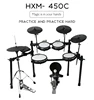 Free Shipping! HXM XD450C Mesh pads digital drum 9-piece electronic drum set percussion jazz