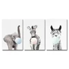 Hot Sale Wall Art Canvas Animal Oil Painting Artwork Decoration Pieces for House Hotel Decor