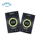 Custom small shampoo aluminum foil packaging bags with logo for hotels