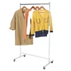 Sliding clothes rack / Shopping mall clothes rack / Shop equipment for clothes store