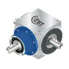 AT-L Double Output Shaft Spiral Bevel Gearbox ratio 1:1Steering Gearbox right angle gear box