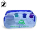 OEM Promotional Transparent Plastic Heat Seal Sewing Zipper Clear PVC Cosmetic Bag