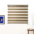 Window Blind Manufacturer Stripe Fabric Roller Zebra Shade Curtain