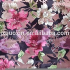 korea velvet burn out fabric best quality 2018 100% polyester