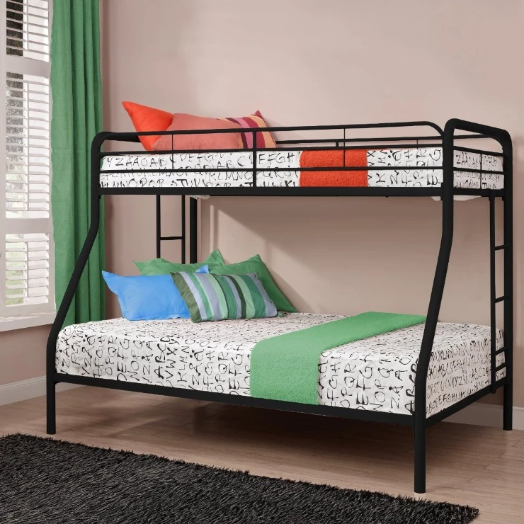 Дешевые twin over металлический двухъярусная кровать Лидер продаж в amazon мебель для спальни