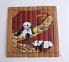 wall decoration panel--bamboo carving / Panda