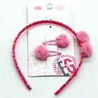 Lovely hair clips and headband kids hair accessories set
